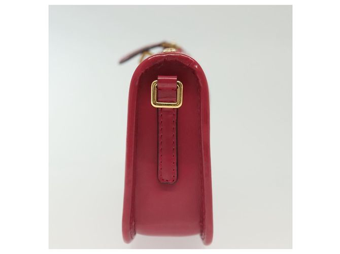 Bolso de cuero LOEWE dorado rosa Auth 140238 - vista 4