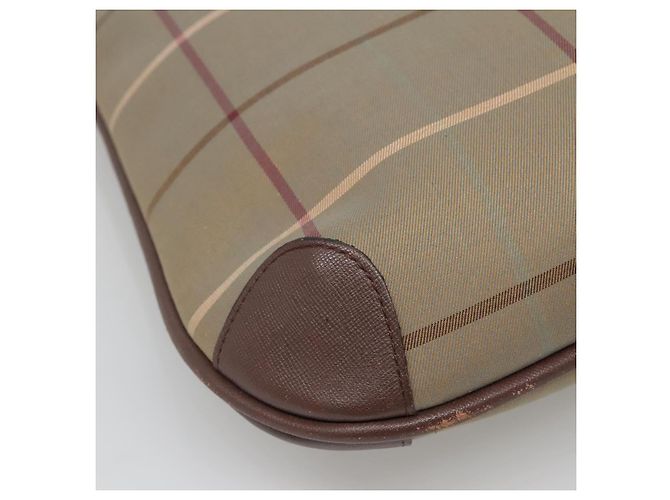 Autre Marque Borsa Tote Burberrys Nova Check in tela beige oro Auth ep10702 D'oro - vista 14