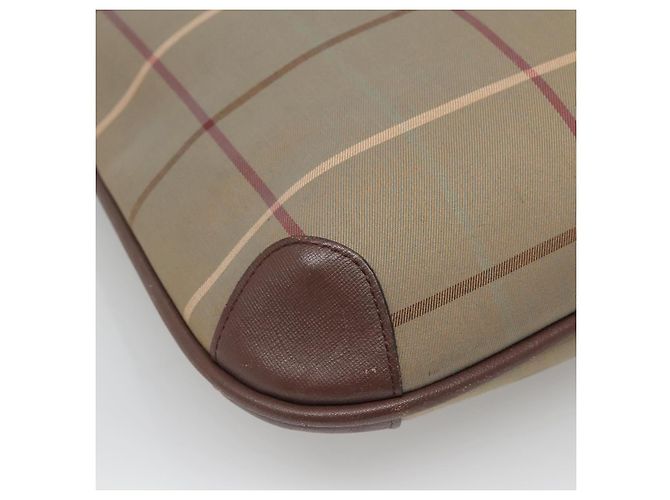 Autre Marque Borsa Tote Burberrys Nova Check in tela beige oro Auth ep10702 D'oro - vista 16