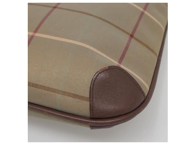 Autre Marque Borsa Tote Burberrys Nova Check in tela beige oro Auth ep10702 D'oro - vista 9
