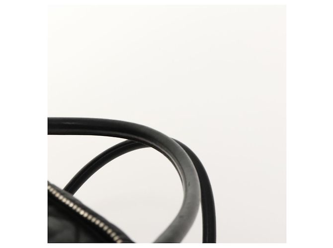 Borsa Boston CHANEL in tela rivestita nera argento CC Auth bs29253 Nero - vista 14