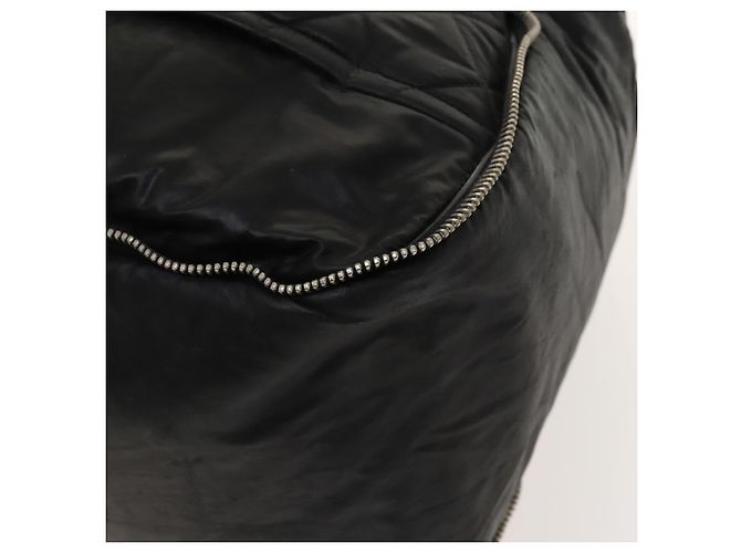 Borsa Boston CHANEL in tela rivestita nera argento CC Auth bs29253 Nero - vista 17