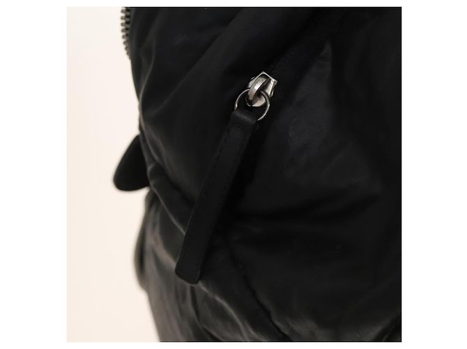 Borsa Boston CHANEL in tela rivestita nera argento CC Auth bs29253 Nero - vista 9