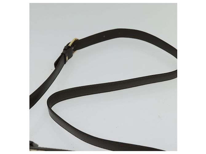 Céline Borsa a Spalla in Tela Macadam C di CELINE Beige Oro Auth 142248 D'oro - vista 8