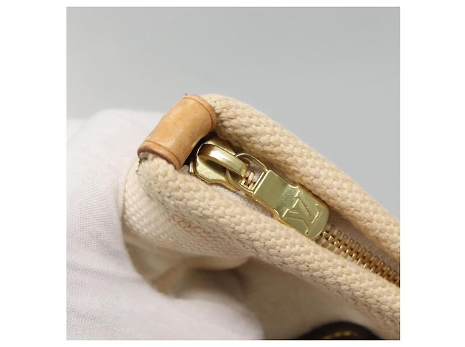 LOUIS VUITTON Cabas MM Antigua Borsa Tote Marrone Beige M40036 LV Auth bs29237 - vista 10