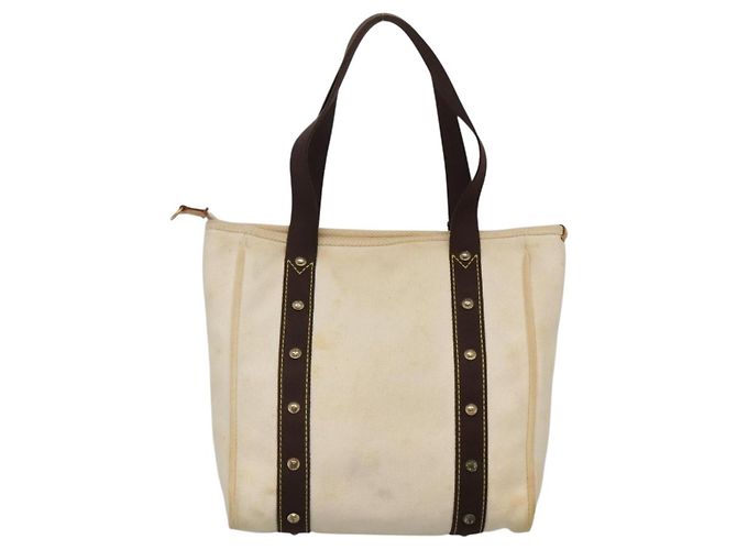 LOUIS VUITTON Cabas MM Antigua Borsa Tote Marrone Beige M40036 LV Auth bs29237 - vista 2