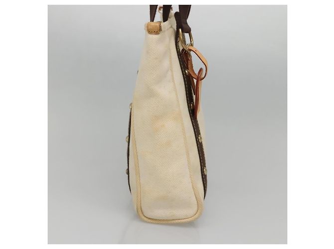 LOUIS VUITTON Cabas MM Antigua Borsa Tote Marrone Beige M40036 LV Auth bs29237 - vista 3