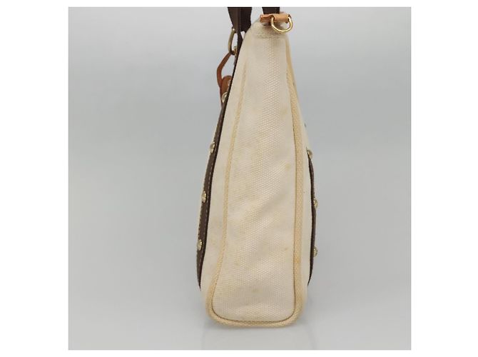 LOUIS VUITTON Cabas MM Antigua Borsa Tote Marrone Beige M40036 LV Auth bs29237 - vista 4