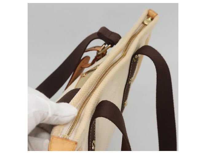 LOUIS VUITTON Cabas MM Antigua Borsa Tote Marrone Beige M40036 LV Auth bs29237 - vista 6