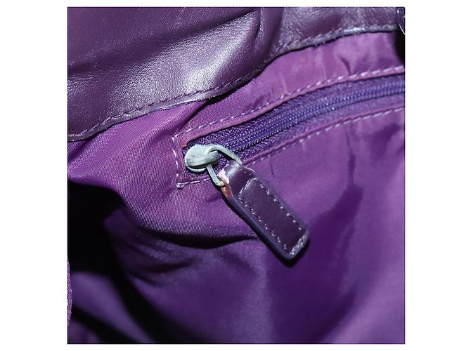 Borsa Tote Canage Christian Dior in nylon viola argento autentica ep10801 - vista 18