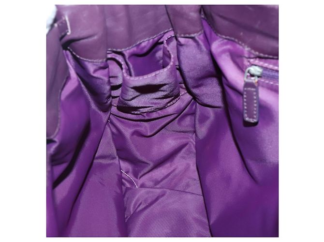 Borsa Tote Canage Christian Dior in nylon viola argento autentica ep10801 - vista 20