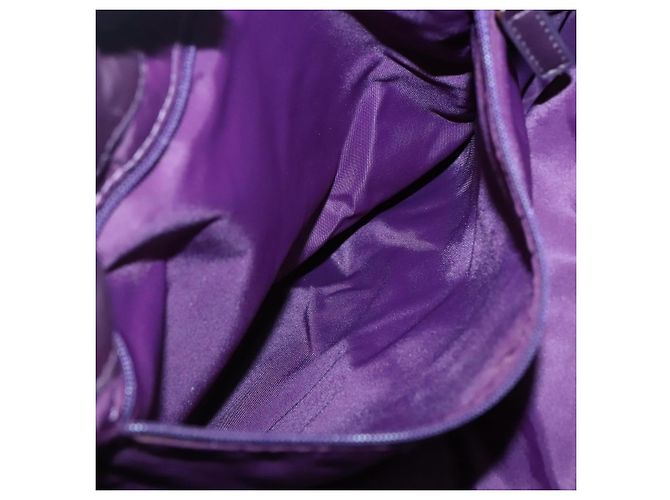 Borsa Tote Canage Christian Dior in nylon viola argento autentica ep10801 - vista 21