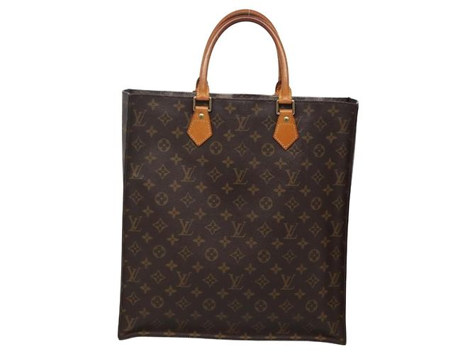LOUIS VUITTON Borsa Sac Plat Monogram M51140 LV Auth 142171 Monogramma - vista 13