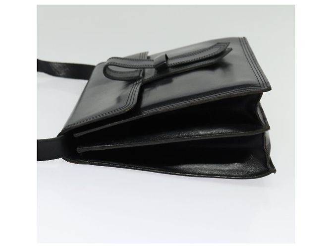 Borsa a Spalla in Pelle Nera e Dorata SAINT LAURENT Auth bs29361 Nero D'oro - vista 3