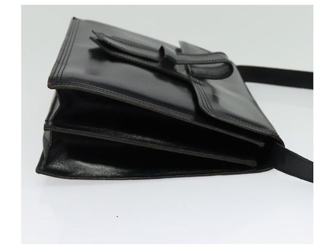 Borsa a Spalla in Pelle Nera e Dorata SAINT LAURENT Auth bs29361 Nero D'oro - vista 4