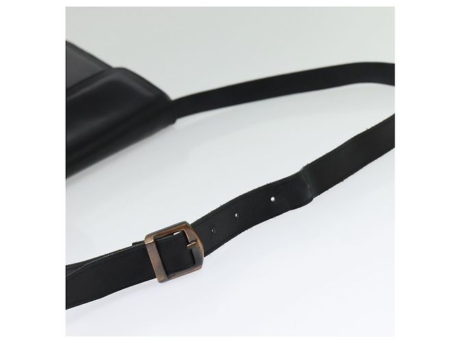 Borsa a Spalla in Pelle Nera e Dorata SAINT LAURENT Auth bs29361 Nero D'oro - vista 7