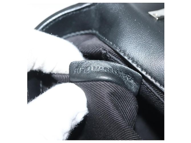 Borsa a Spalla BURBERRY Catena Smalto Argento Auth 140195 - vista 12