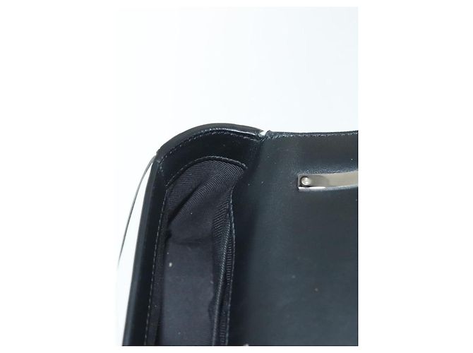Borsa a Spalla BURBERRY Catena Smalto Argento Auth 140195 - vista 22