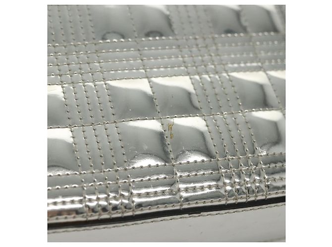 Borsa a Spalla BURBERRY Catena Smalto Argento Auth 140195 - vista 3