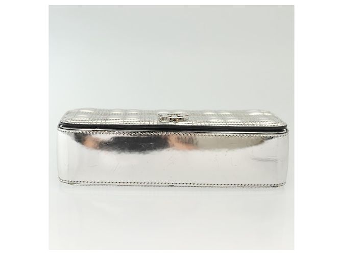 Borsa a Spalla BURBERRY Catena Smalto Argento Auth 140195 - vista 6