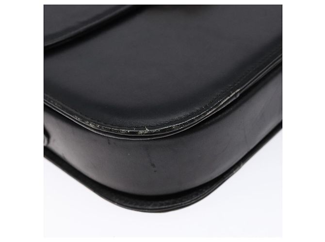 Céline Borsa a Spalla CELINE in Pelle Nera Oro Auth 140224 Nero D'oro - vista 14