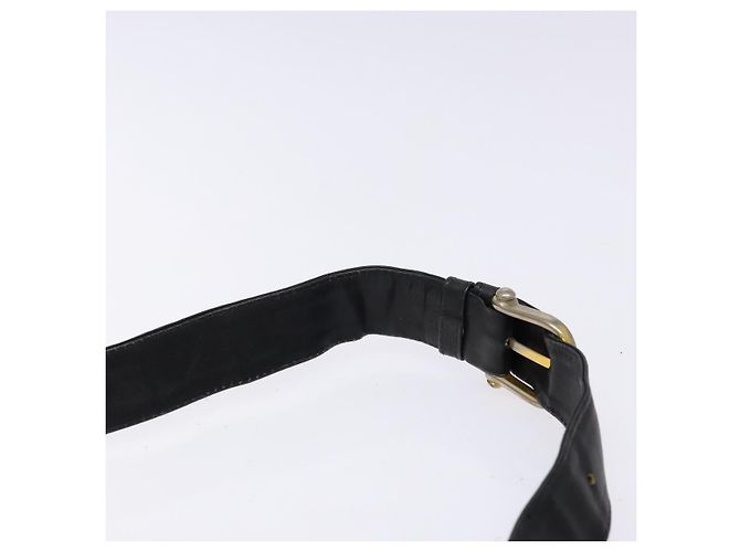 Céline Borsa a Spalla CELINE in Pelle Nera Oro Auth 140224 Nero D'oro - vista 8