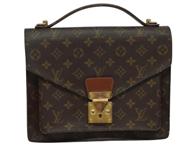 LOUIS VUITTON Borsa a Mano Monceau 28 Monogram M51185 LV Auth bs29299 Monogramma - vista 13