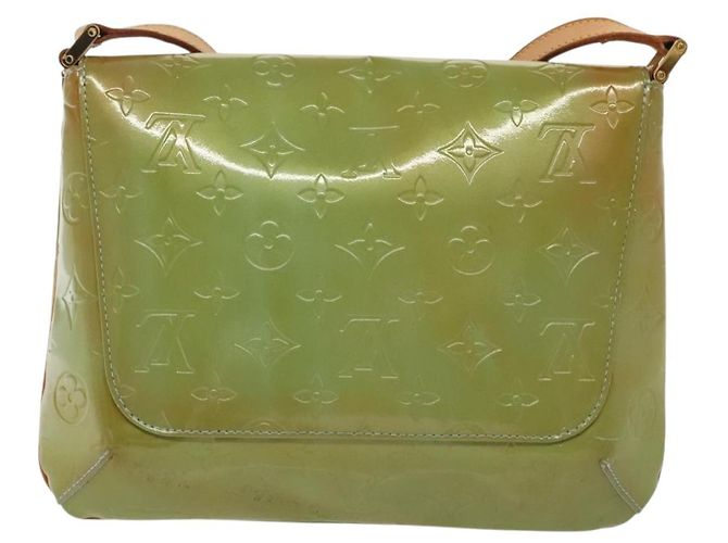 LOUIS VUITTON Borsa Thompson Street Monogram Vernis Blu Baby M91009 Auth 140467 Blu chiaro - vista 2