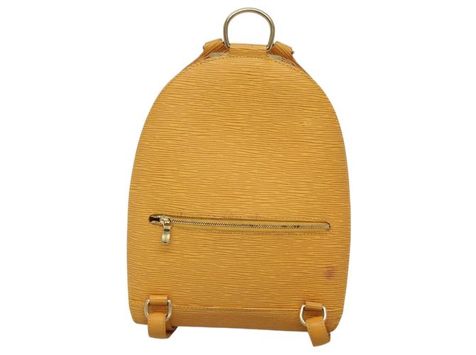 LOUIS VUITTON Zaino Epi Mabillon Giallo M52239 LV Auth ep10799 - vista 2