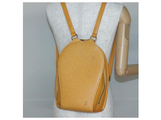 LOUIS VUITTON Zaino Epi Mabillon Giallo M52239 LV Auth ep10799 - vista 23