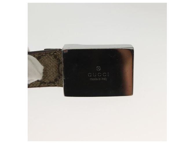 GUCCI GG Supreme Gürtel Leder 2Set Schwarz Beige Auth bs29191 - Ansicht 4
