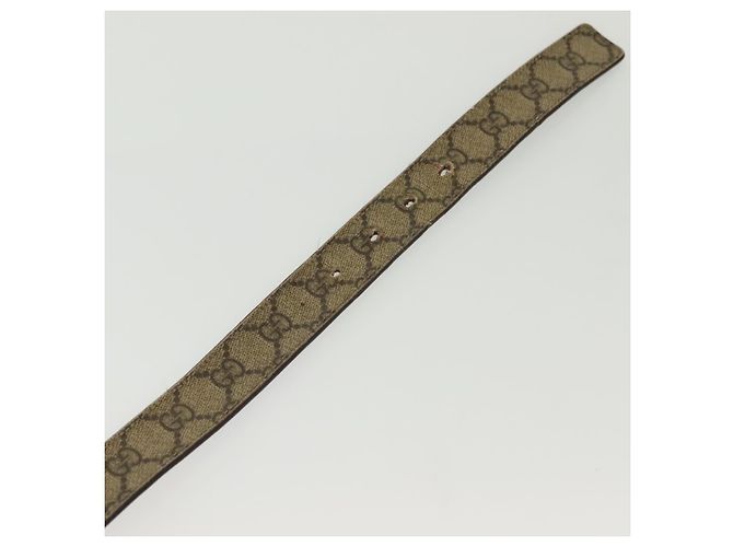 GUCCI GG Supreme Gürtel Leder 2Set Schwarz Beige Auth bs29191 - Ansicht 5