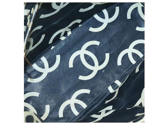 CHANEL Borsa a Spalla Matelassé Catena Paglia Bianco Oro CC Auth 142166 D'oro - vista 10