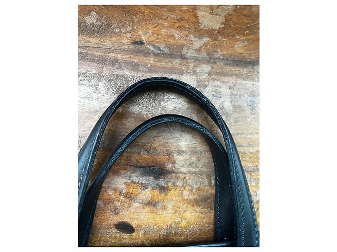 Borsa a mano Gucci GG Monogram in pelle blu scuro - vista 9