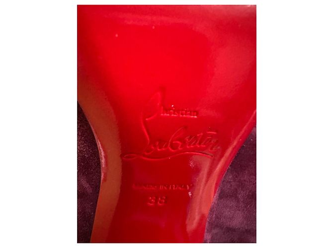 Christian Louboutin Botas Burdeos - vista 3
