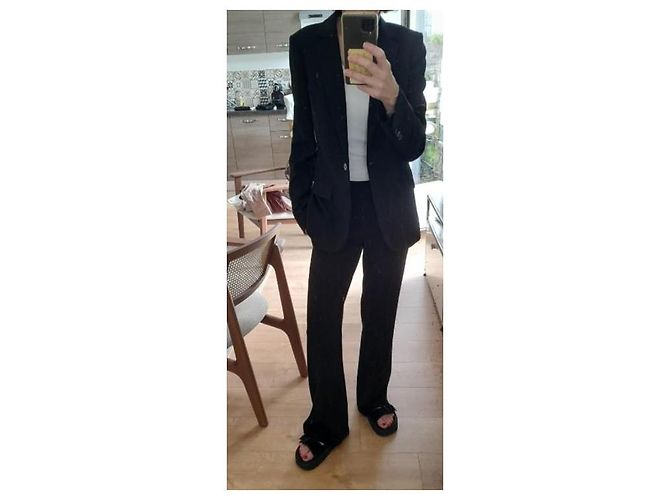 Theory Sakko Schwarz aus Polyester - Ansicht 4