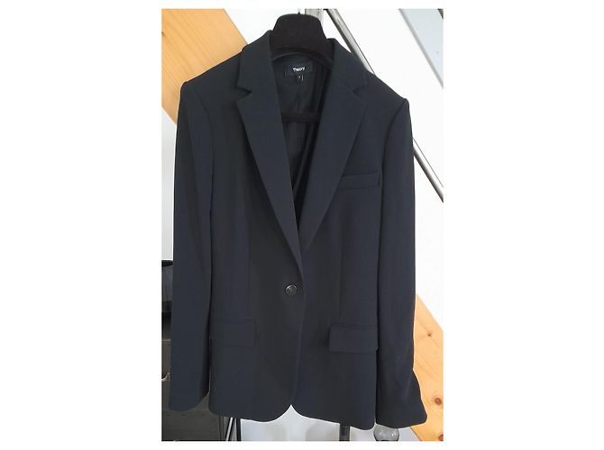 Theory Sakko Schwarz aus Polyester - Ansicht 8