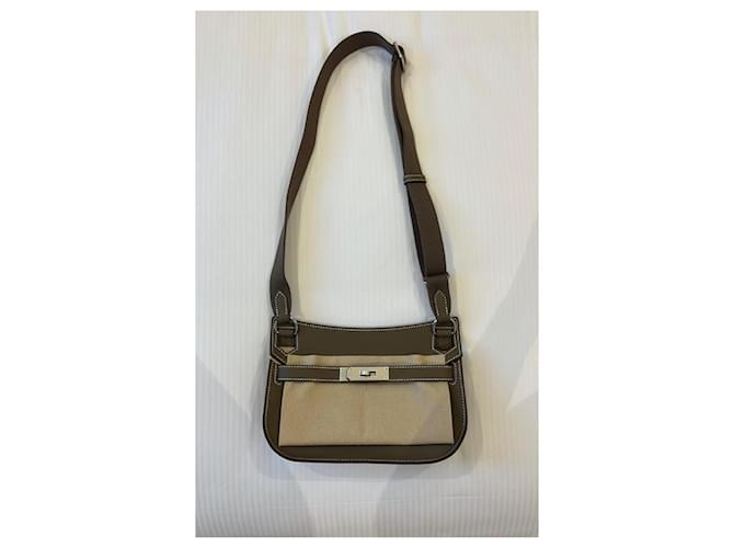 Jypsiere Borsa Hermès in pelle marrone - vista 2