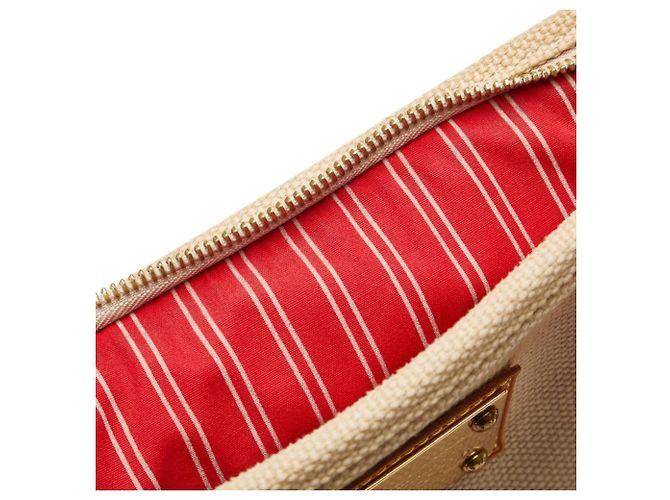 Louis Vuitton Antigua Cabas MM Tasche Rot Beige - Ansicht 11