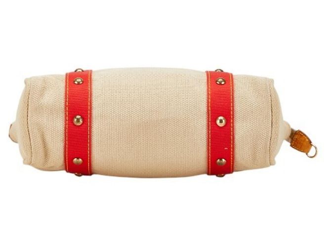 Louis Vuitton Antigua Cabas MM Tasche Rot Beige - Ansicht 3