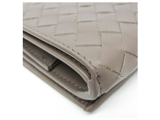 Billetera Compacta Intrecciato Bottega Veneta Castaño - vista 5