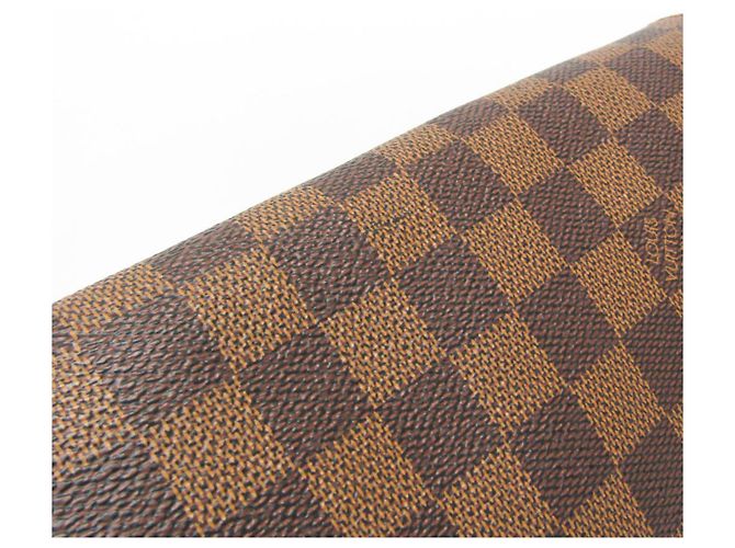 Borsa a Spalla Louis Vuitton Damier Brooklyn MM N51211 Marrone Damier ebene - view 6