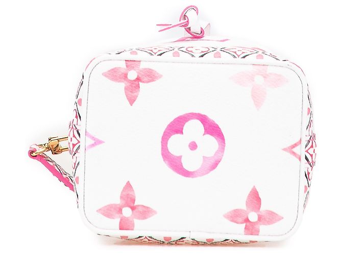Louis Vuitton Monogramma Bianco Acquerello Gigante A Bordo Piscina Nano Noé - vista 3