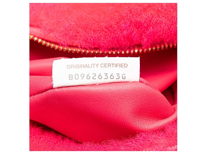 Bottega Veneta Mini Jodie in shearling rosa - vista 6