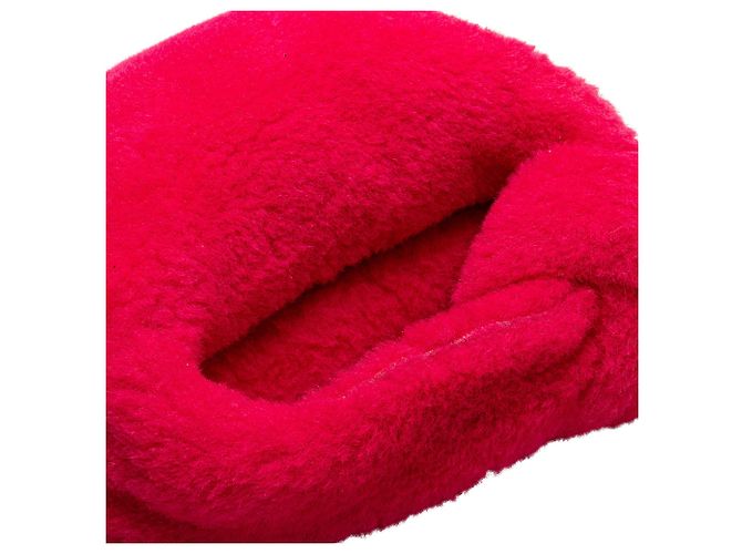 Bottega Veneta Mini Jodie in shearling rosa - vista 8