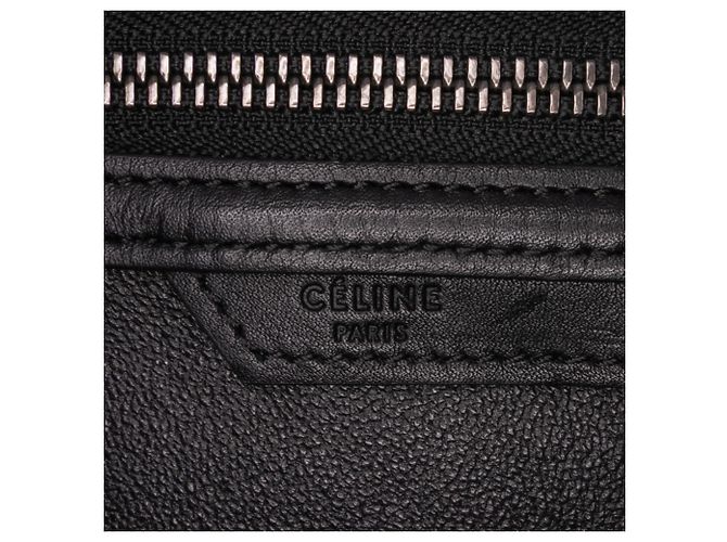 Luggage Céline Celine Blaue Mikro Tricolor Leder Reisetasche - Ansicht 5