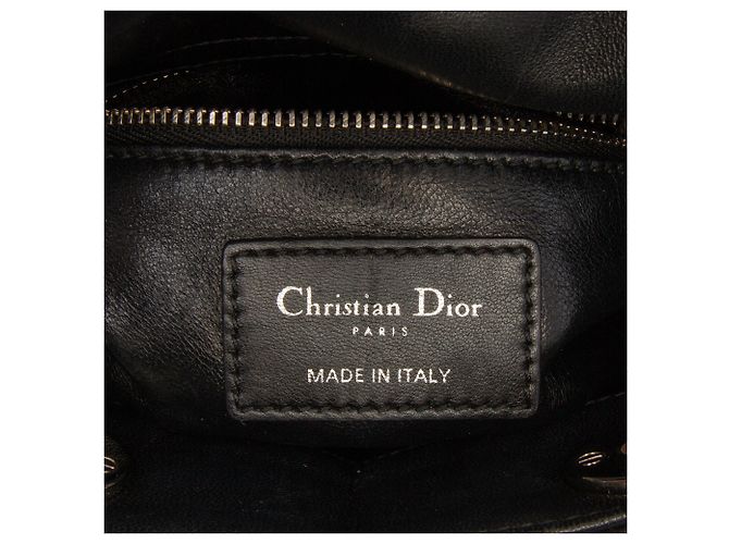 Dior Mini Lady Dior in vernice rosa con paillettes - vista 5