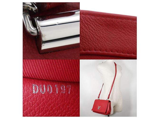 Borsa Lockme II in pelle BB Louis Vuitton Rosso - vista 6