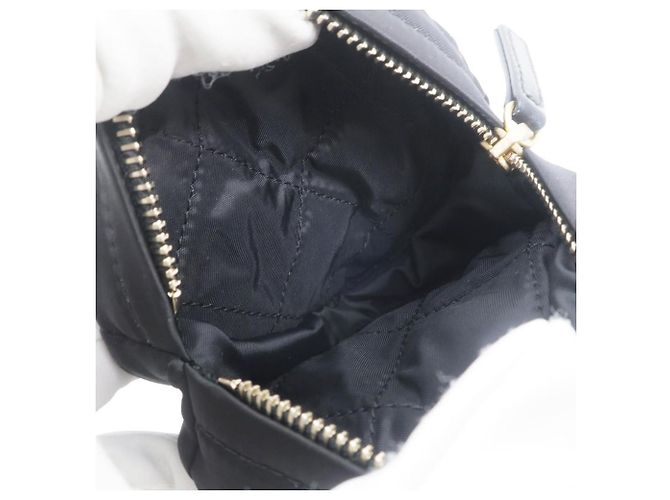 Chanel Bowling Tote Bag Schwarz Satin - Ansicht 7