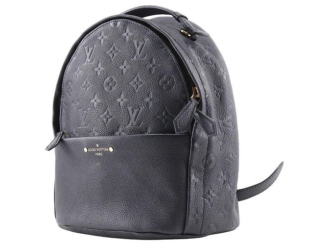 Louis Vuitton Sorbonne Backpack Monogram Empreinte Leather Black - view 3